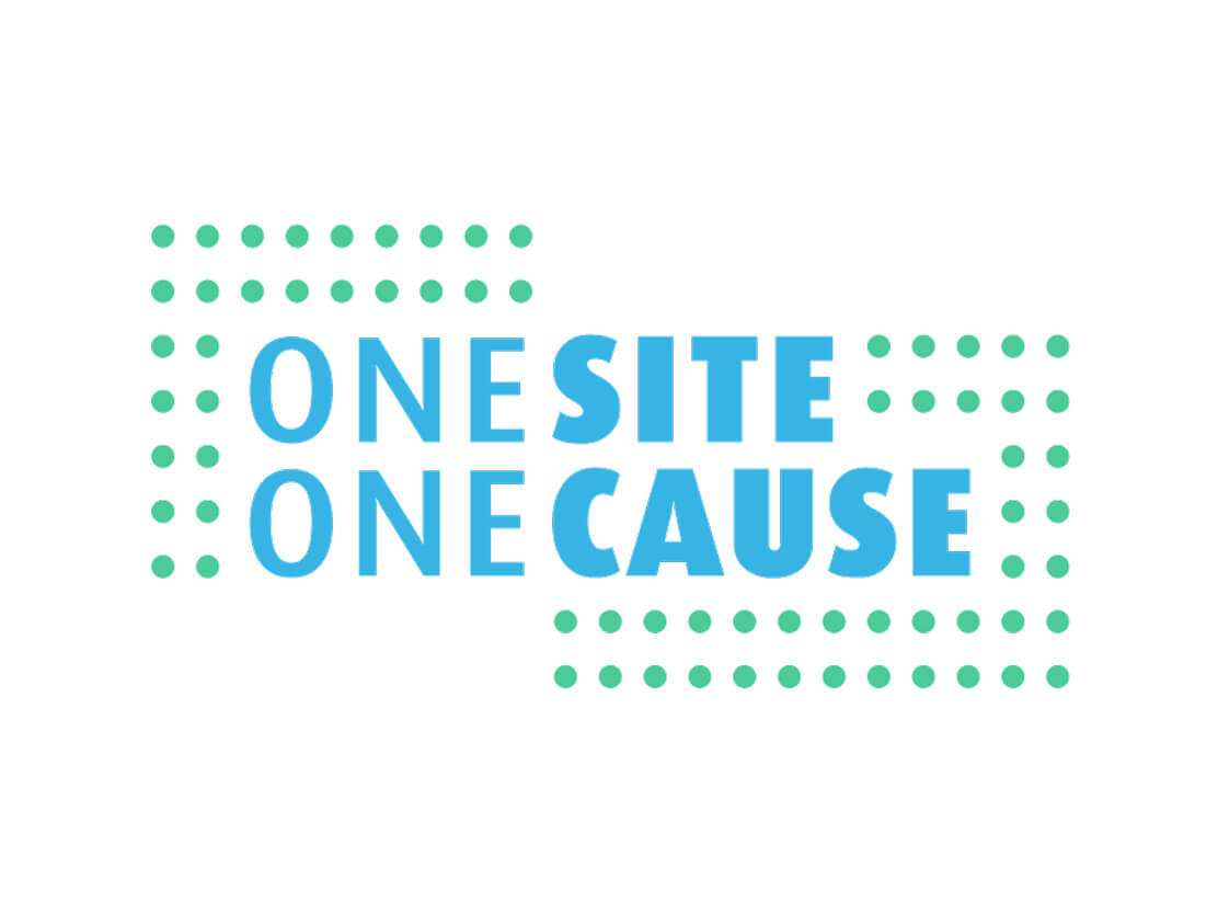 Logo du projet 'One site, one cause'