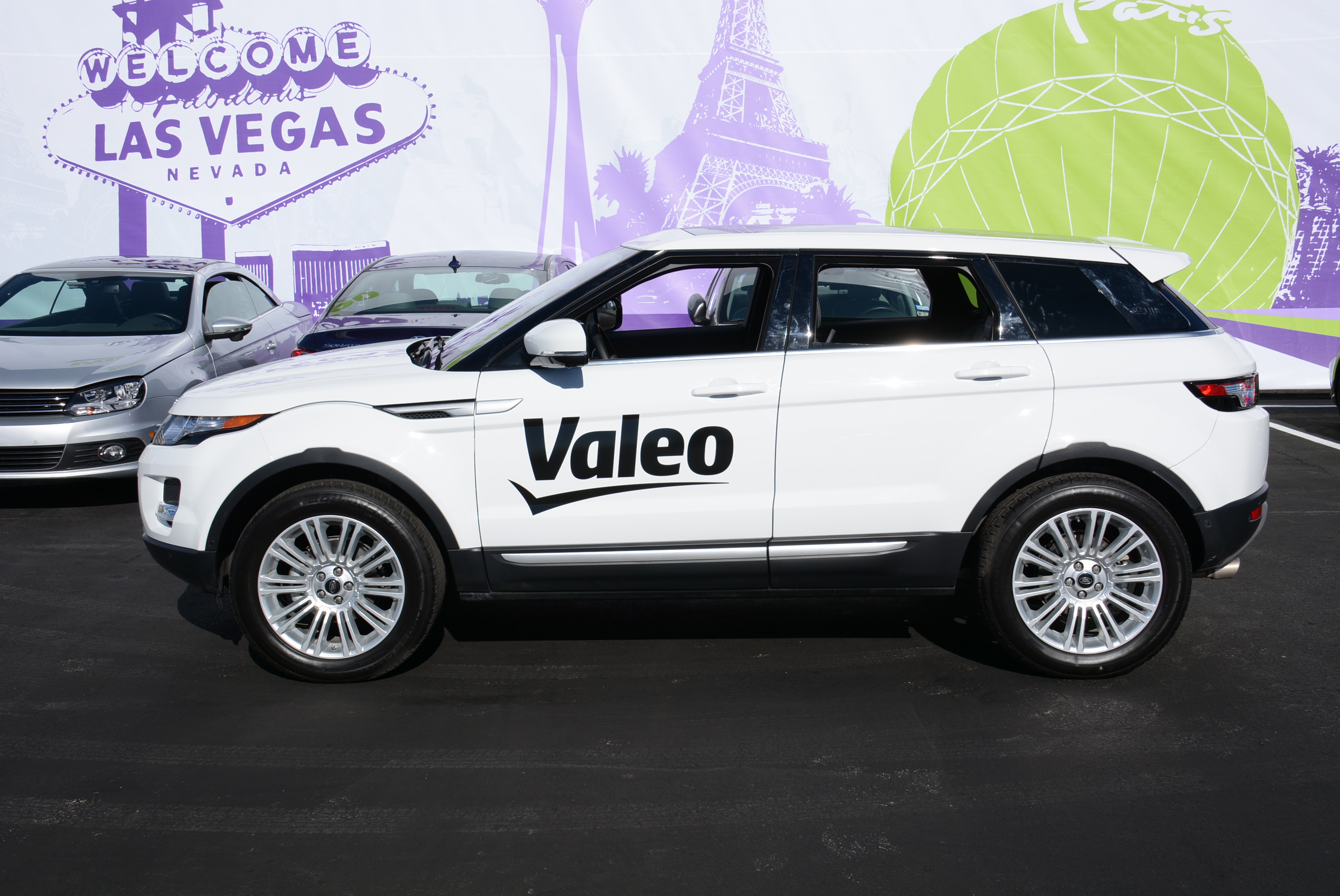 Valeo demo car at CES Las Vegas
