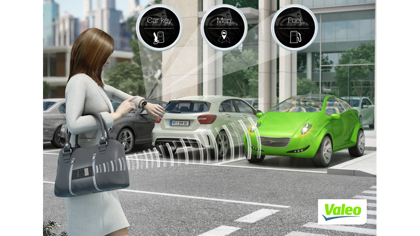 Smart watch and car interconnection display car status