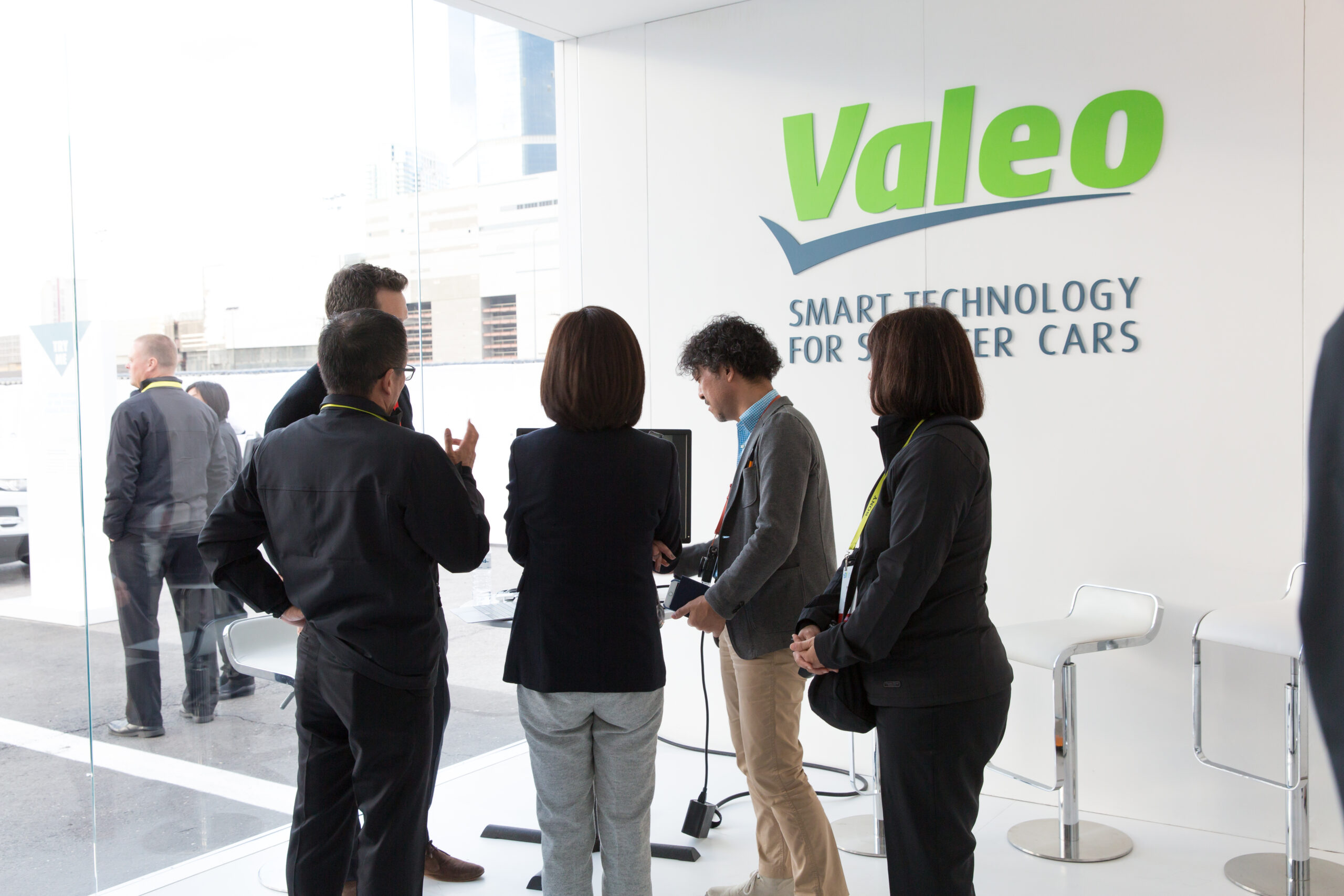 Valeo stand at CES 2017