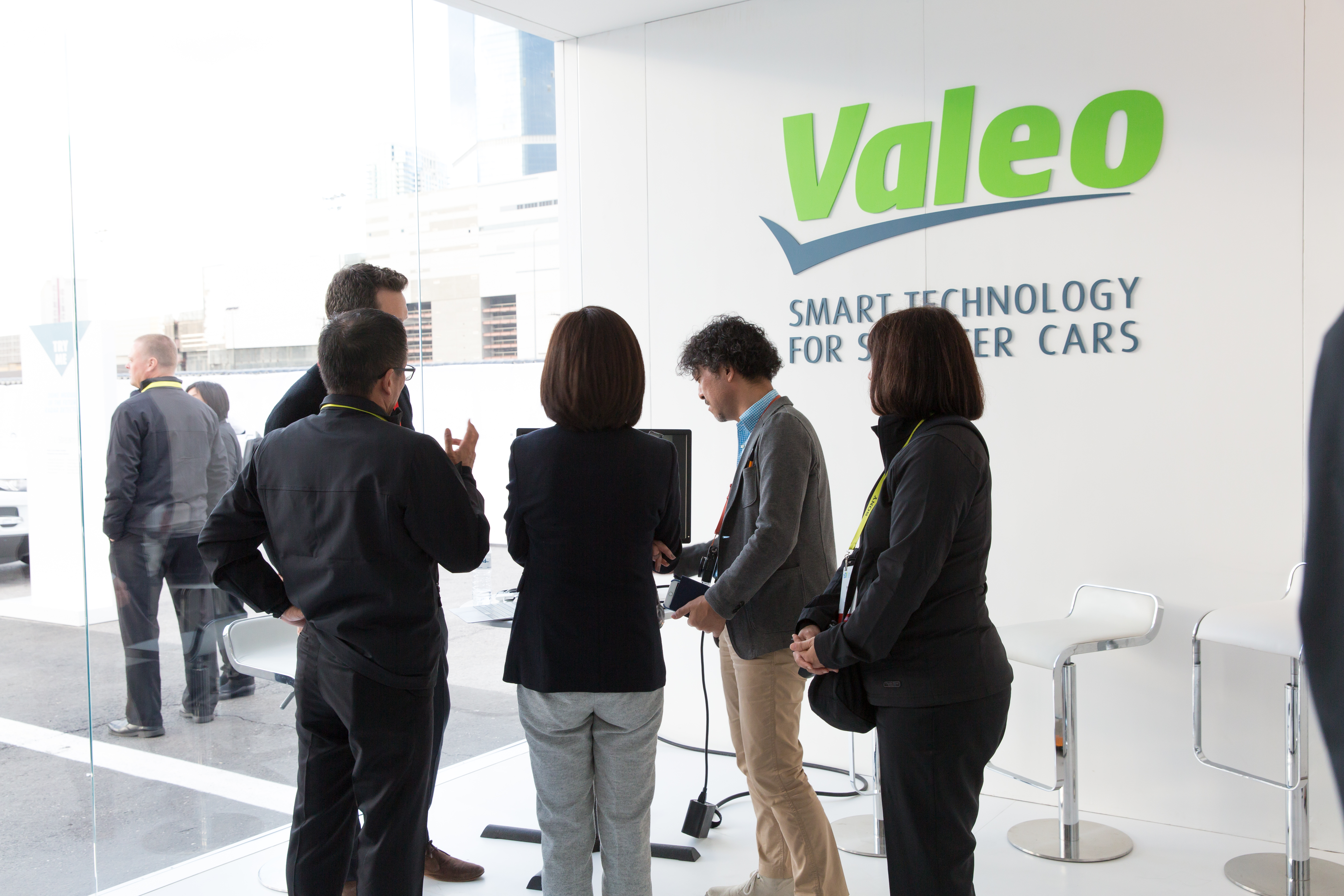 Valeo stand at CES 2017
