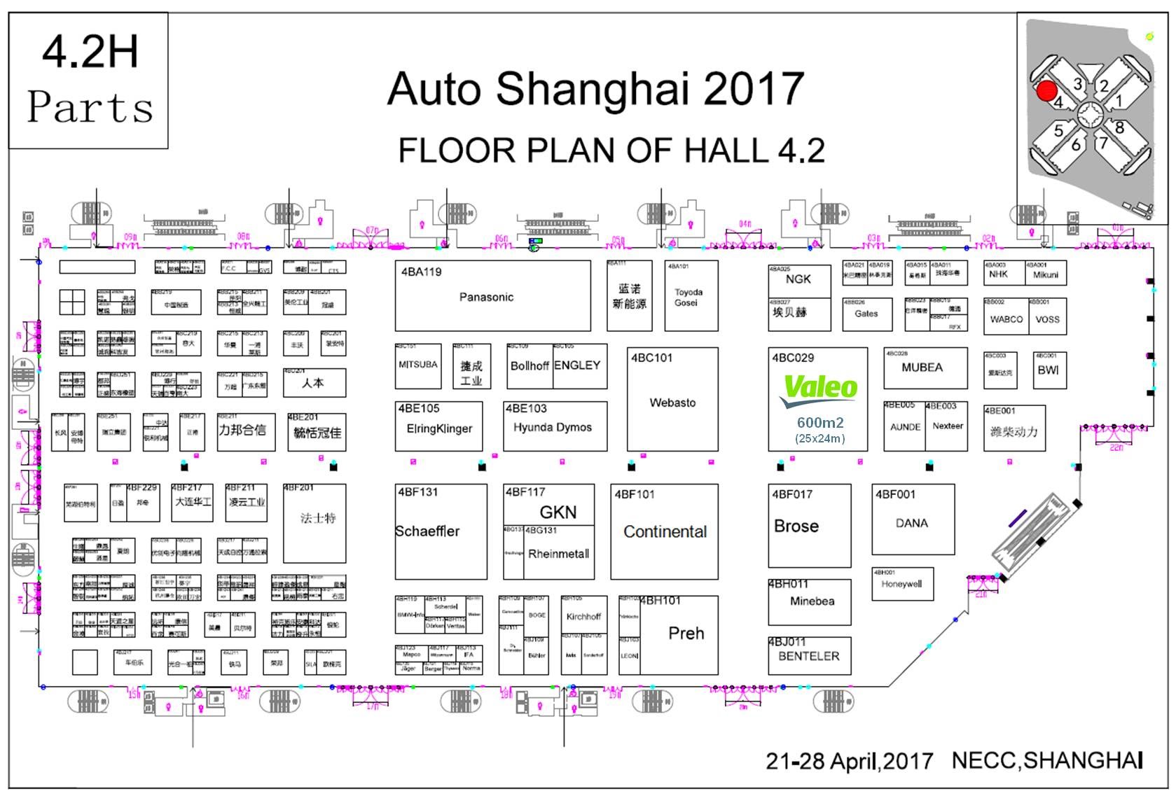 Valeo will be participating in the "Auto Shanghai 2017