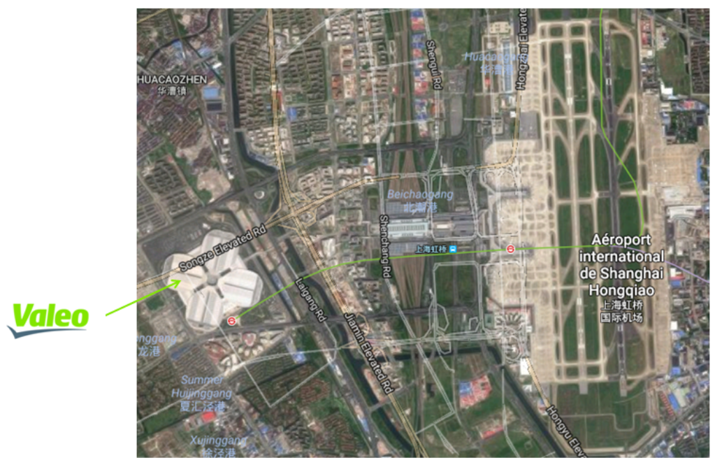 Auto Shanghai event access map