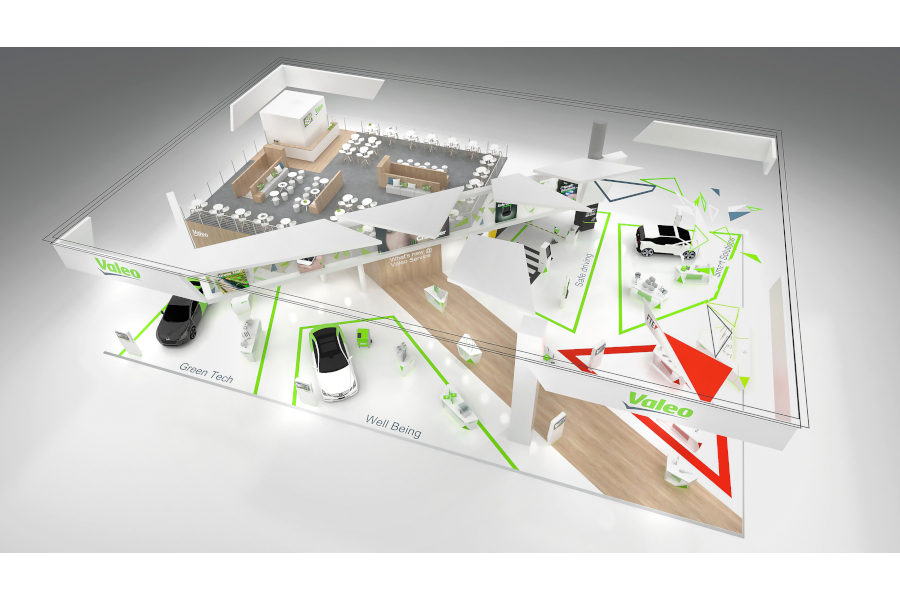 Valeo products displayed at 2018 automechanika