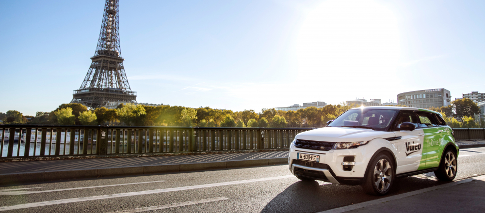 Valeo Drive4U in the streets of Paris