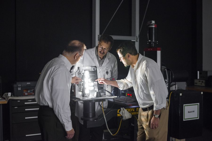 employees working in research and development center in Seymour USA