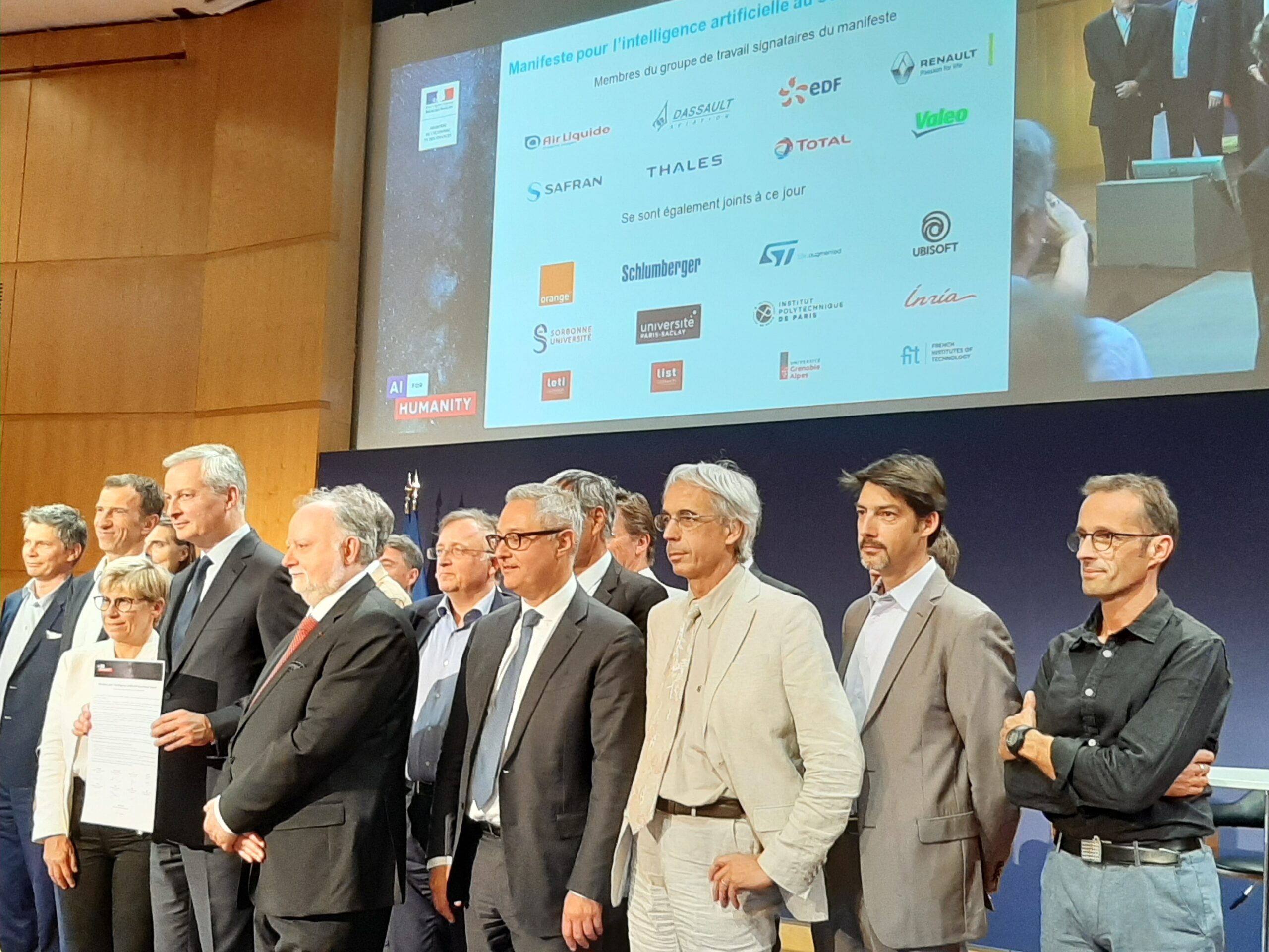 Cérémonie de remise de prix Valeo ai