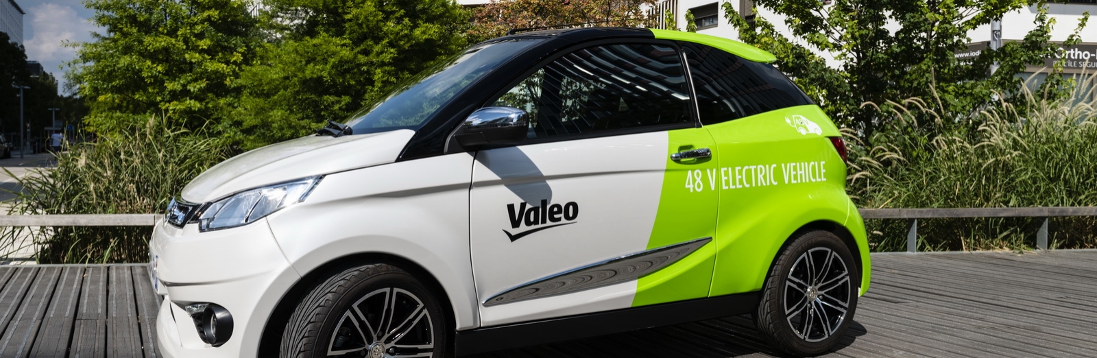 Valeo 48V electric vehicle portrait