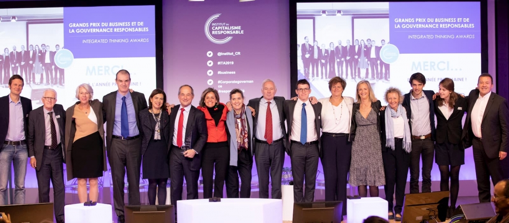 Winners of the "Integrated Thinking Strategy" award from the Institute of Responsible Capitalism