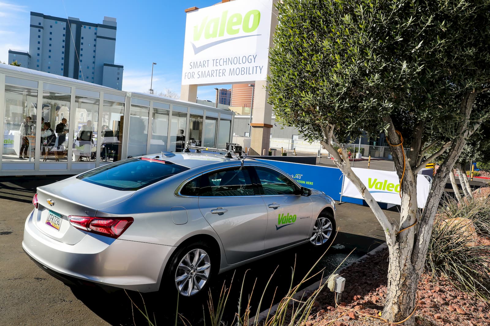 Valeo car at CES 2020