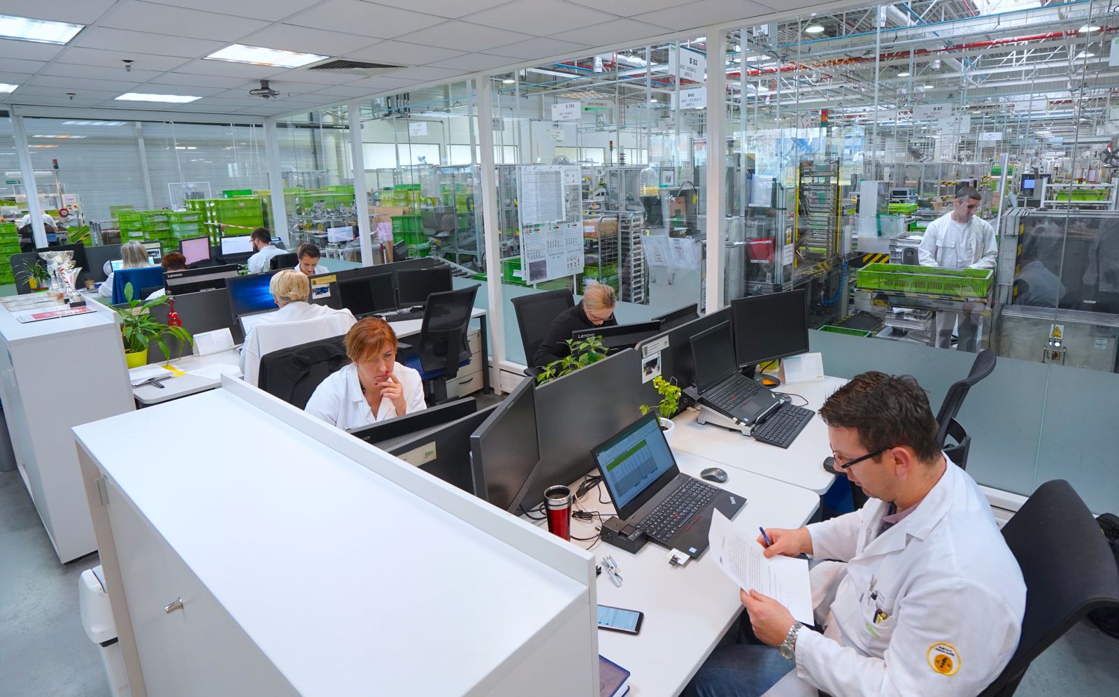 Office in Valeo Wiper Systems plant in Skawina