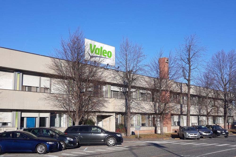 Exterior view of a Valeo plant in Italy