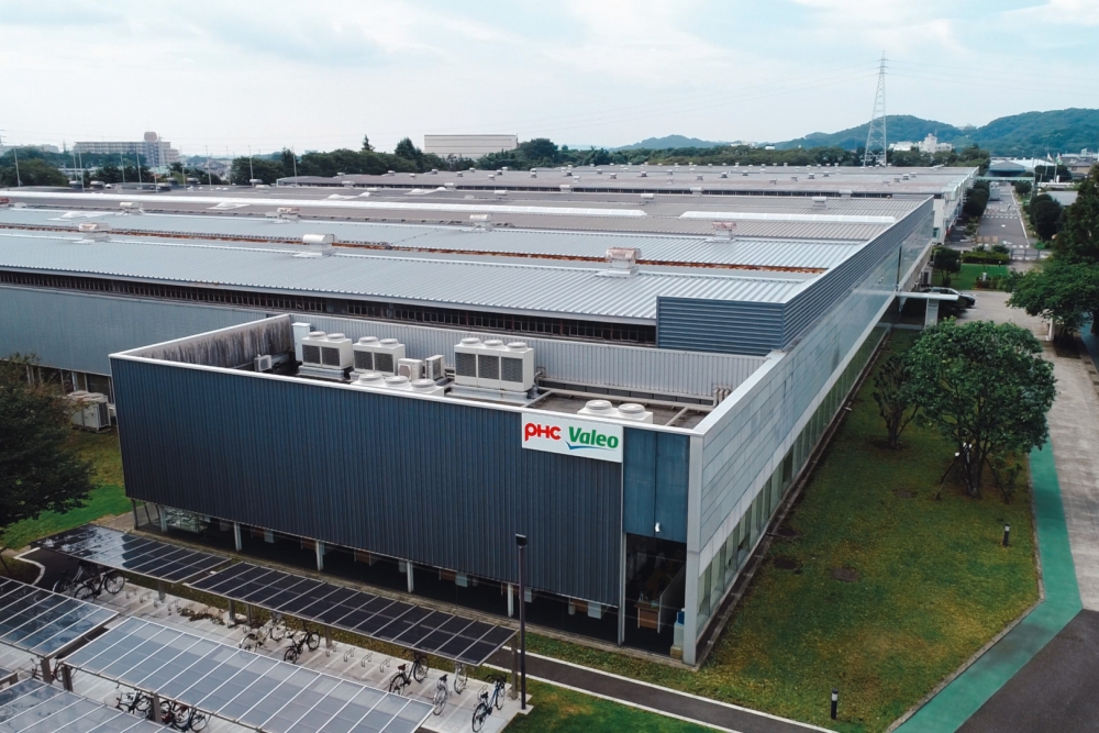 Valeo Japan plant aerial view