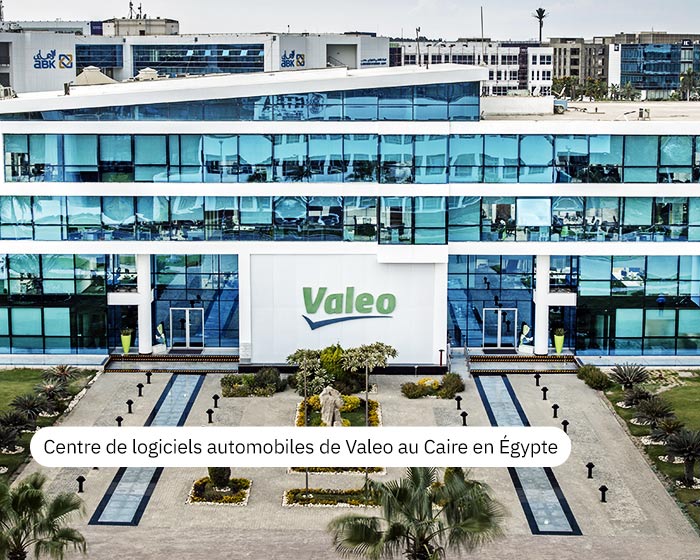 Centre de logiciels automobiles de Valeo au Caire en Égypte
