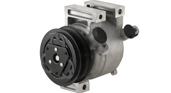 Rotary vane compressor for A/C