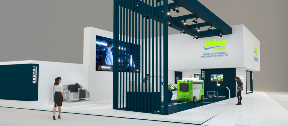 Auto Shanghai 2021 Valeo booth
