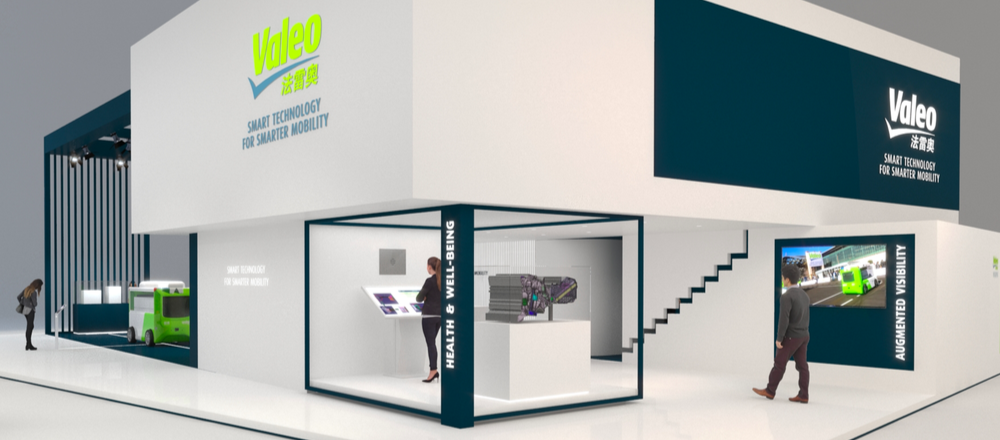Auto Shanghai 2021 Valeo booth