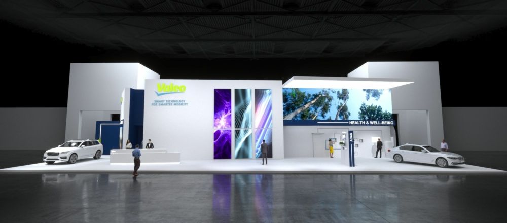 3D Image of the Valeo booth