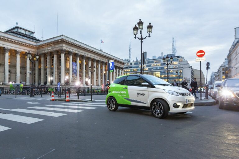 Valeo 48 Volts car in Paris