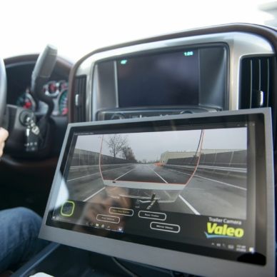 HUD pour voiture, Technologie Valeo