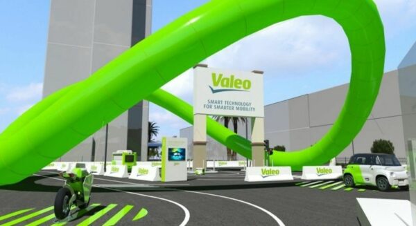 Valeo booth at CES 2022