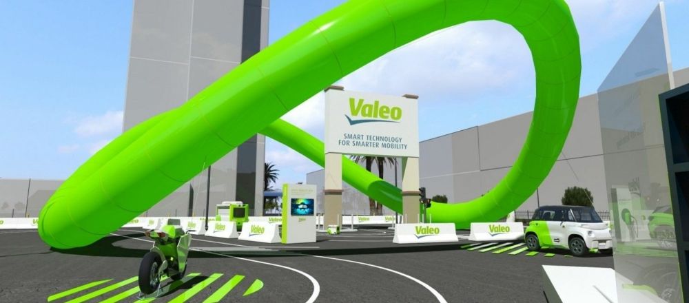 Valeo booth at CES 2022