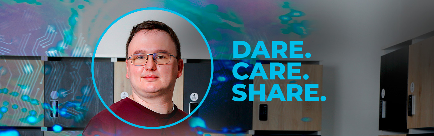 Portrait de Benjamin, Chef de service de la cybersécurité à Valeo France - Dare. Care. Share