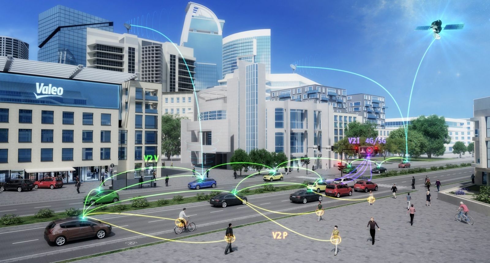 Vehicle telematics system for connected cars Valeo