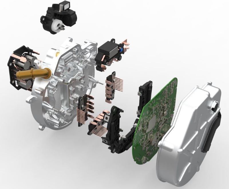 eMotor 48V power inverter for car hybridation by Valeo