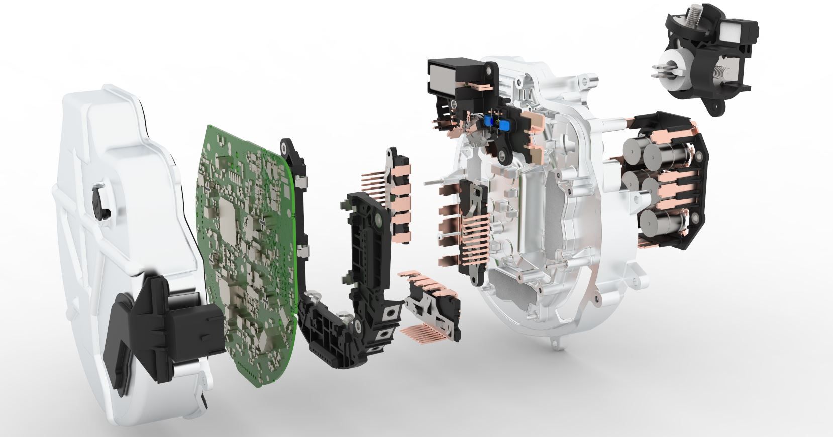eMotor 48V power inverter for car hybridation by Valeo