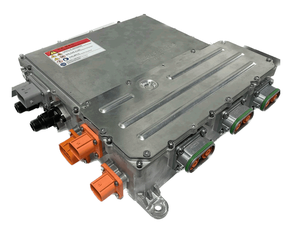 Valeo's High voltage power box combines a power distribution unit, OBC & DCDC