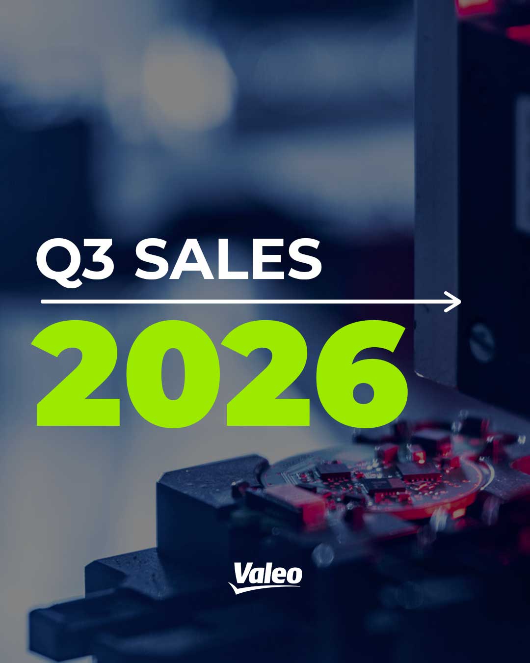Press release – Q3 2026 Sales