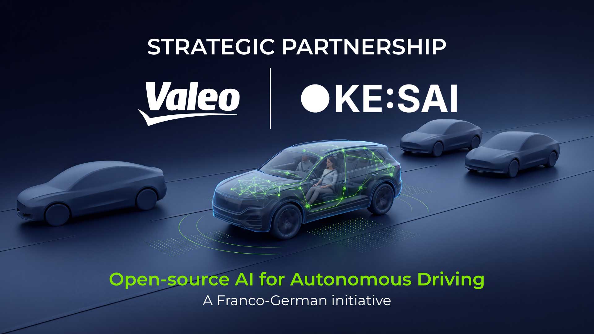 Valeo and KE:SAI Launch a Franco-German Open-Source Initiative to Build Generalist Autonomous Driving Systems